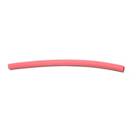 MIDWEST FASTENER 1/4" x 6" Red Heat Shrink Tubing 10PK 73092